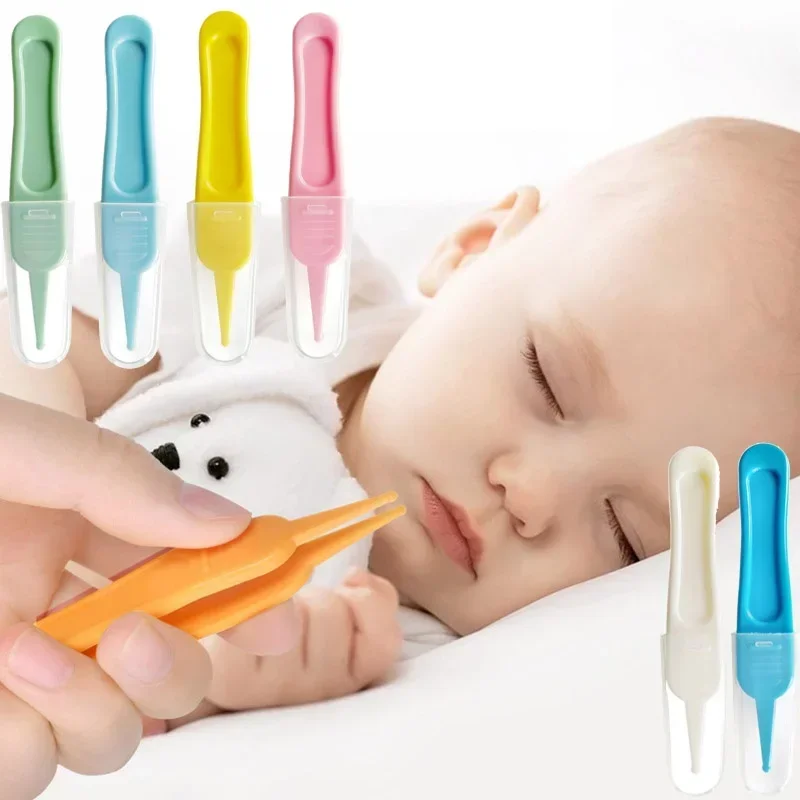 Baby Nose Cleaner - Pinzas de plástico para bebés, herramienta