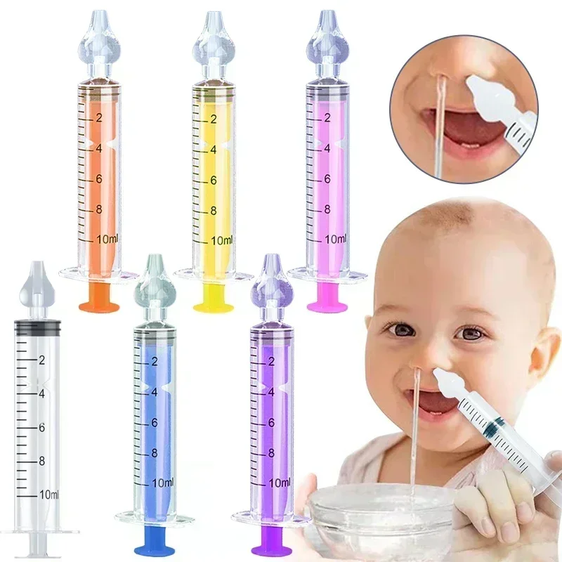 Baby Nose Cleaner - Jeringa de silicona para aspirador Nasal