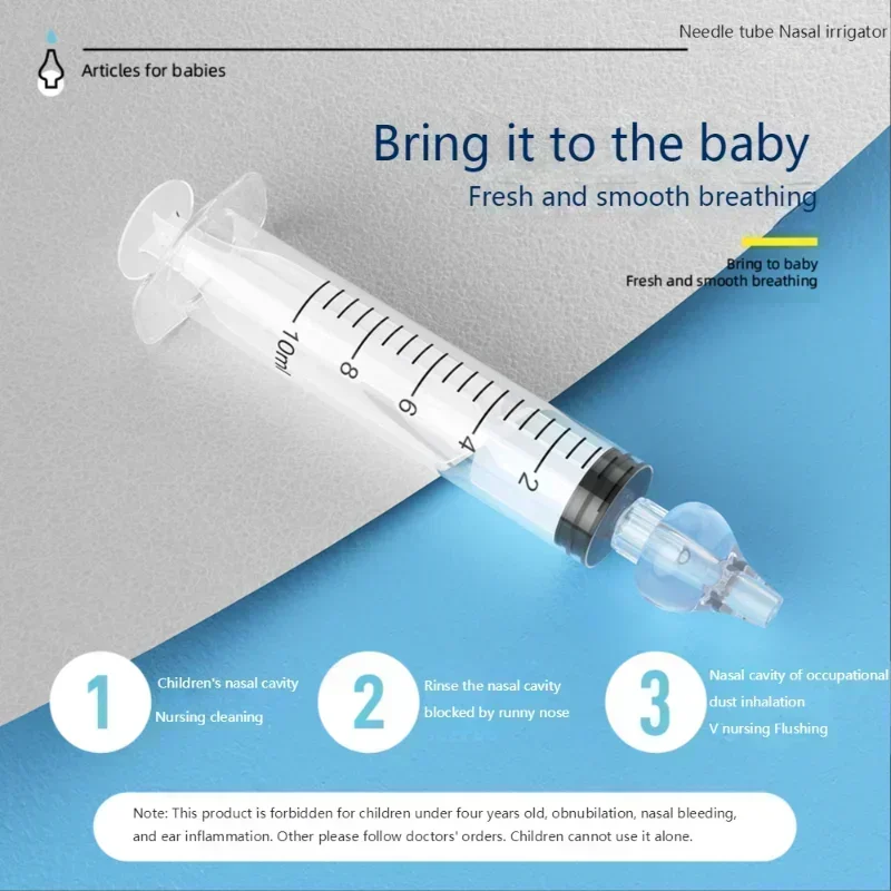 Jeringa de silicona para aspir - Baby Nose Cleaner reseña y precio